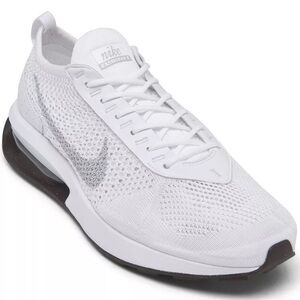 Nike Air Max Flyknit Racer Next Nature Sneaker, FJ4002-100 Pure Platinum,Size 10
